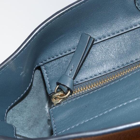 Chloe Kelly Tote Bag Leather Brown Gold Auth BA9368 - Picture 10 of 16